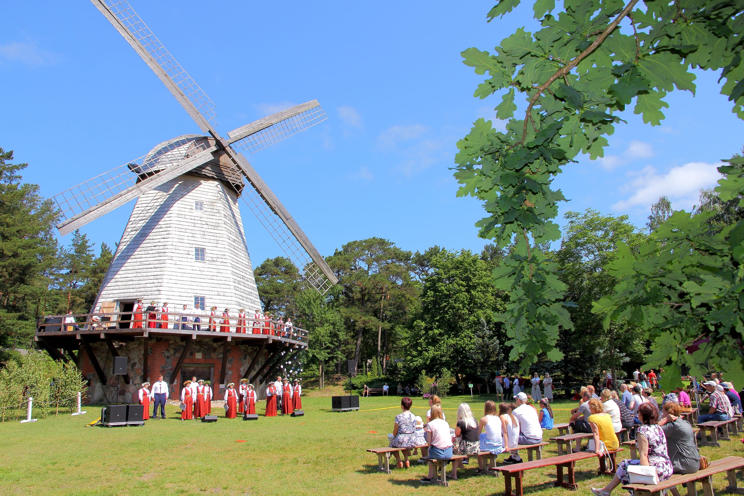 Summer Solstice At The Seaside Open Air Museum And Joint Lighting Of A ...